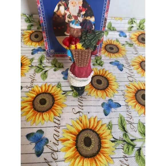 Polystone Santa Claus Lamp Ornament 2 1/8in Tall NIB - Picture 9 of 10